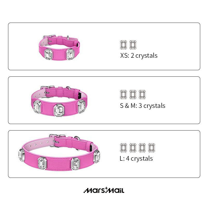 Olympus Crystal Leather Dog Walk Kit - Barbie Pink