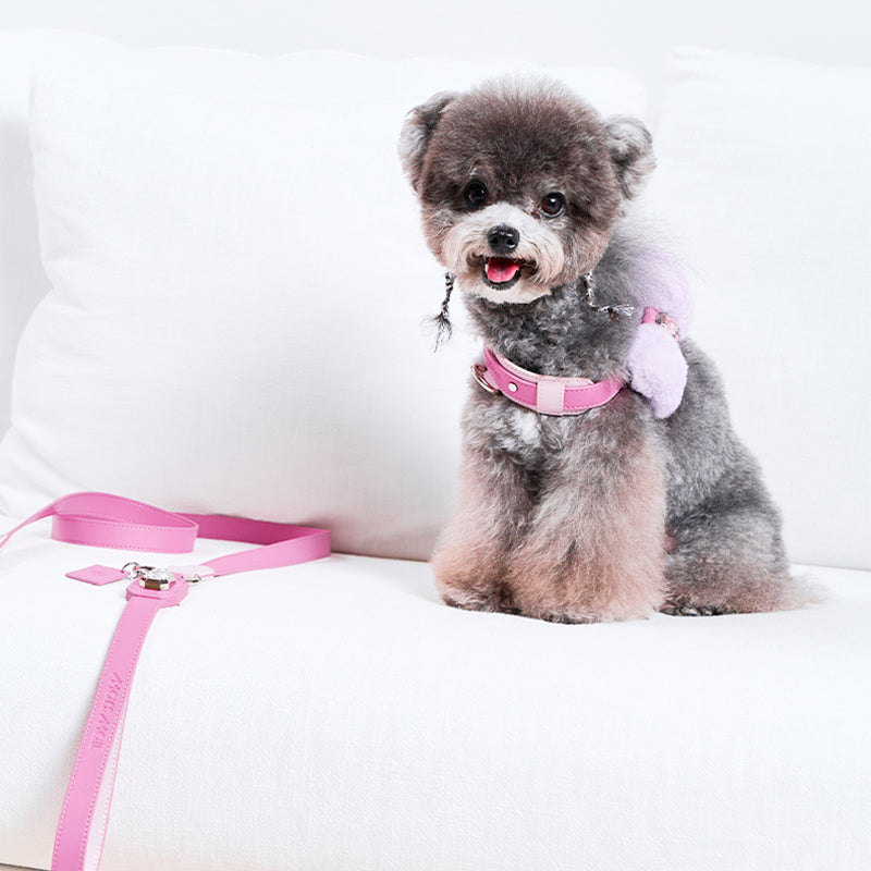 BOWKNOT ADJUSTABLE HARNESS - BARBIE PINK