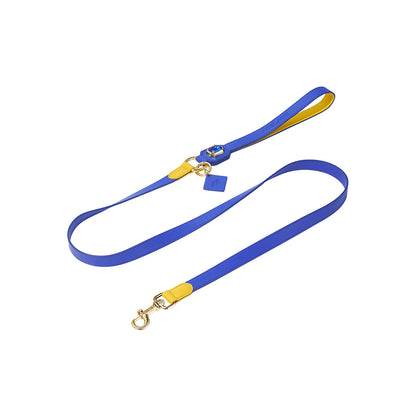 OLYMPUS LEATHER LEASH - COSMOS BLUE