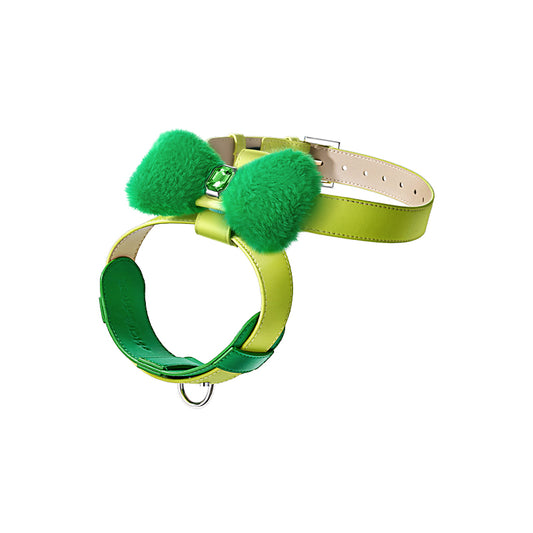 Bowknot Adjustable Harness - Bamboo Green