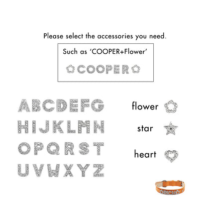 UTOPIA LEATHER COLLAR - BESPOKE ALPHABET CHARM